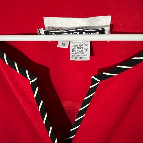 Vintage Red and Black Embroidered Blazer - Picture 8 of 16